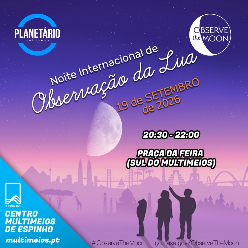 Noite Internacional de Observação da Lua 2026